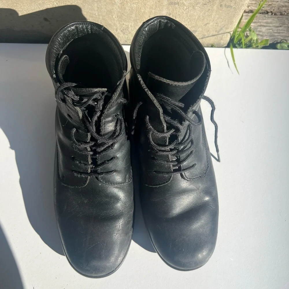 Dansko Black Leather Men's Boots